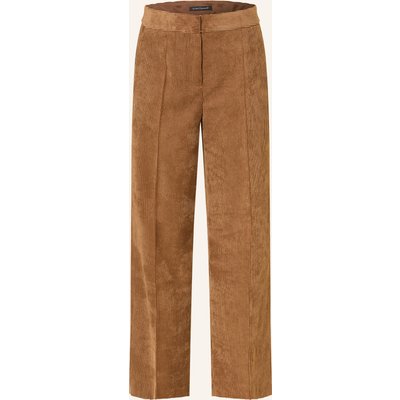 Luisa Cerano 7/8-Hose Aus Cord braun