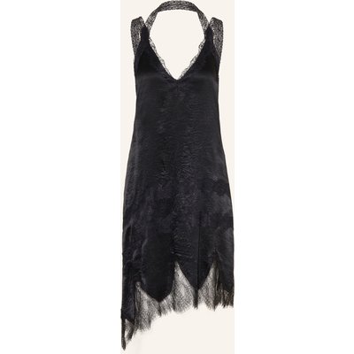 Marella Satinkleid Mllscoglio Mit Spitze schwarz