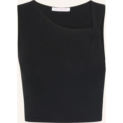 Mandala Cropped-Top Serenity schwarz