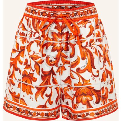 Dolce & Gabbana Seidenshorts orange