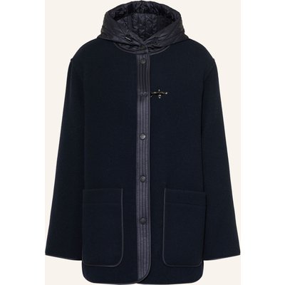 Fay Jacke Im Materialmix blau