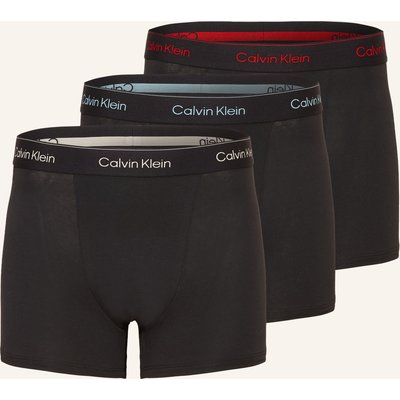 Calvin Klein 3er-Pack Boxershorts Icon Cotton Stretch schwarz