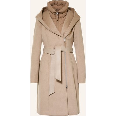 Mackage Wollmantel Shia-Slbz Mit Herausnehmbarer Blende beige