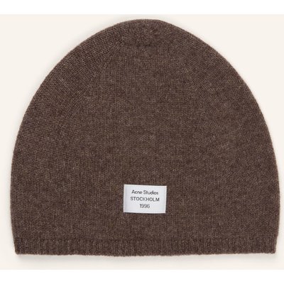Acne Studios Cashmere-Mütze braun
