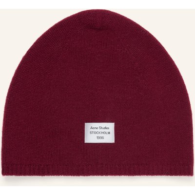 Acne Studios Cashmere-Mütze rot