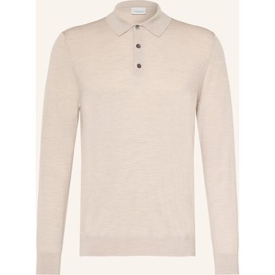 Profuomo Strick-Poloshirt beige