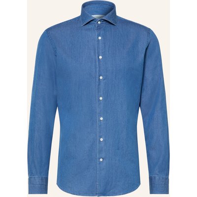 Profuomo Hemd Slim Fit blau