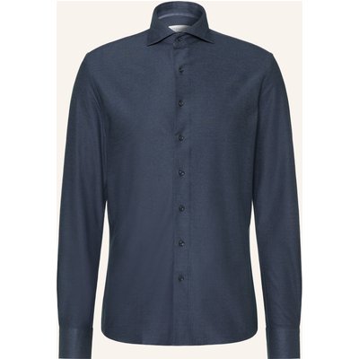 Profuomo Jerseyhemd Slim Fit blau