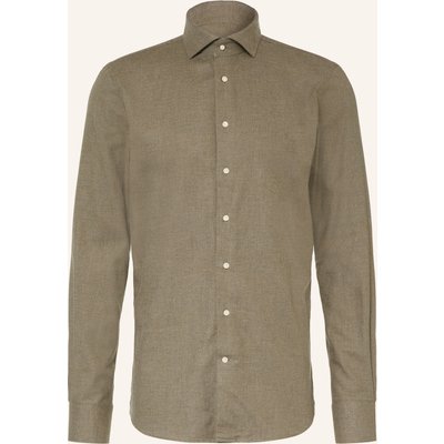 Profuomo Hemd Slim Fit gruen