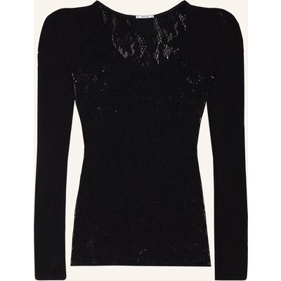 Wolford Longsleeve Infinite Rose schwarz