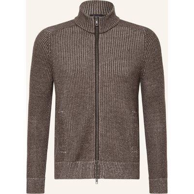 Maerz Muenchen Strickjacke Aus Merinowolle braun