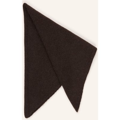 Almada Label Dreieckstuch Bini Aus Cashmere braun