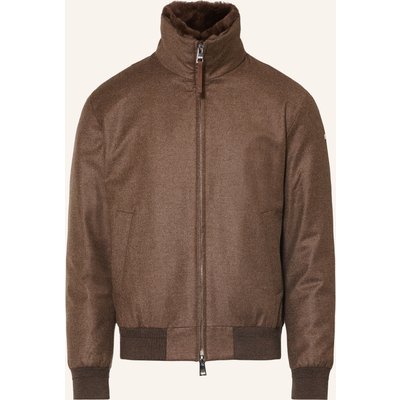 Duno Daunenblouson Onorio Levico Mit Abnehmbarem Kragen braun