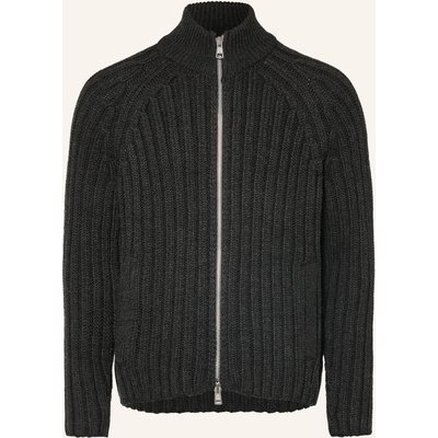 Our Legacy Strickjacke Aus Merinowolle grau