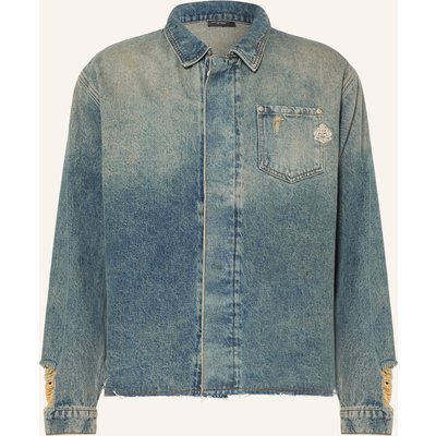 Don't Waste Culture Jeans-Overjacket Aza blau