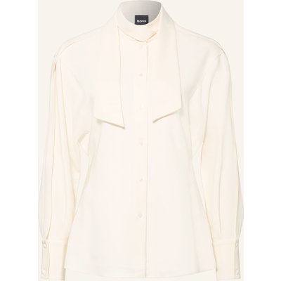 Boss Schluppenbluse Bornaz weiss