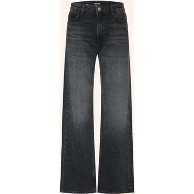 Boss Wide Leg Jeans Crossroad schwarz