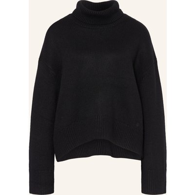 Loulou De Saison Rollkragenpullover Jonah Aus Cashmere schwarz