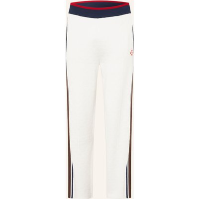 Casablanca Strickhose Regular Fit Mit Galonstreifen weiss