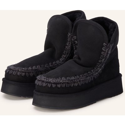 Mou Plateau-Boots schwarz
