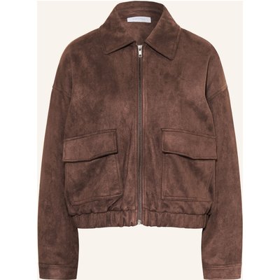 Darling Harbour Jacke In Lederoptik braun