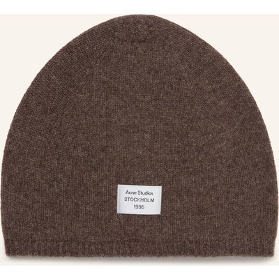 Acne Studios Cashmere-Mütze braun