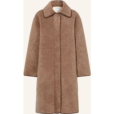 Yerse Teddyfell-Mantel Cloud 45 braun