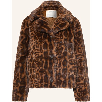 Yerse Kunstfell-Jacke twiggy45 braun