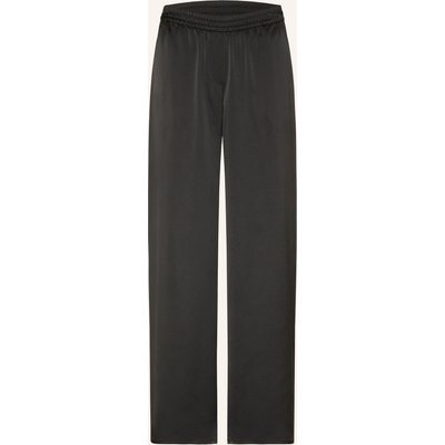 Hugo Marlenehose Hasabella Aus Satin schwarz