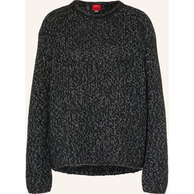 Hugo Pullover Selley Mit Glitzergarn schwarz