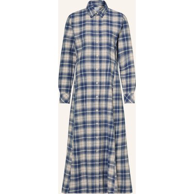 Emily Van Den Bergh Hemdblusenkleid blau