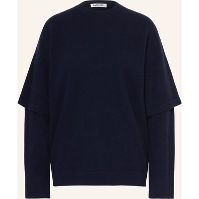 Darkpark Pullover Troy Mit Cashmere blau