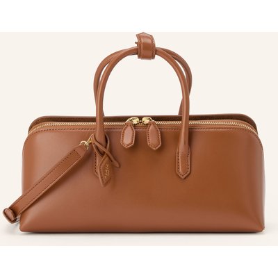 Alaïa Schultertasche Delta Small braun