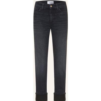 Cambio Straight Jeans Pearlie schwarz