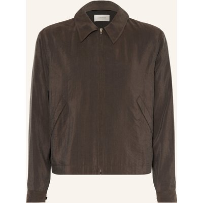 Lemaire Blouson Mit Seide braun