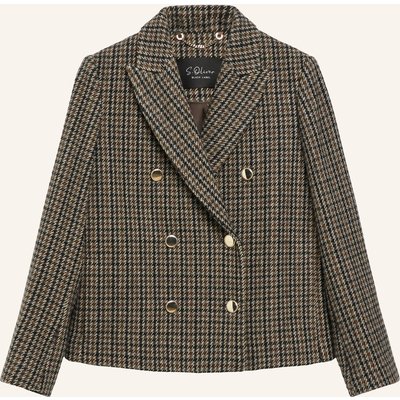 S.Oliver Black Label Kastenjacke braun
