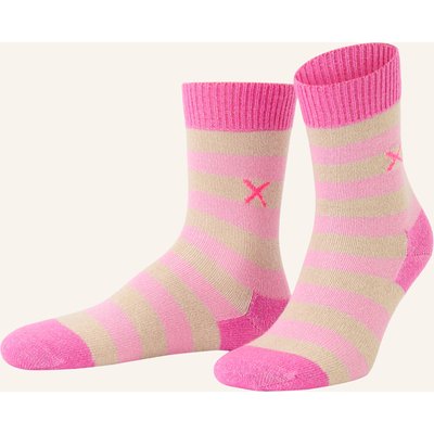 Unio Socken Cosy Glitzi Mit Glitzergarn pink