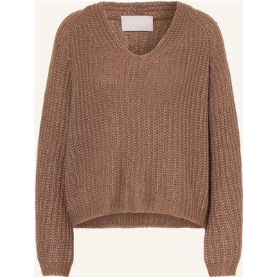 Hemisphere Pullover Mit Cashmere braun
