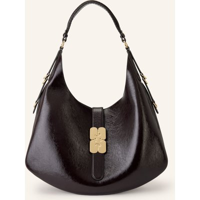 Ganni Beuteltasche Kat Large Mit Pouch braun