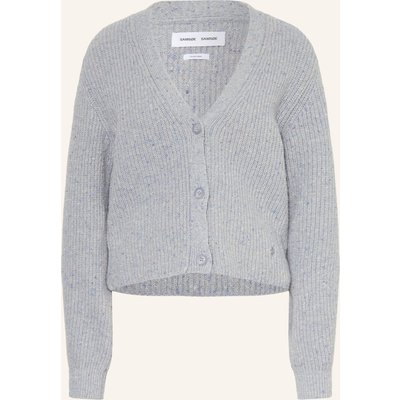 Samsøe Samsøe Strickjacke Sapolly blau