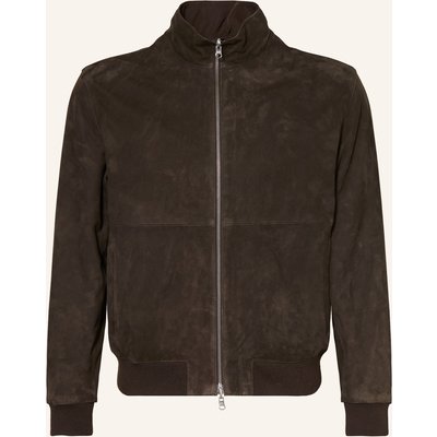Arma Lederjacke Mateo Zum Wenden grau