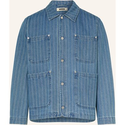 Woodbird Jeans-Overjacket Wbblade Zhou blau