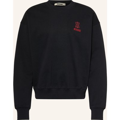 Woodbird Sweatshirt Wbduke Tiger Crew schwarz