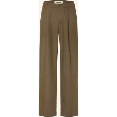 Woodbird Hose Wbbin Guan Straight Tapered Fit braun