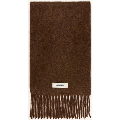 Jacquemus Schal L'echarpe Carro braun