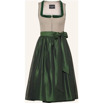 Kinga Mathe Dirndl Amadora Mit Leinen beige