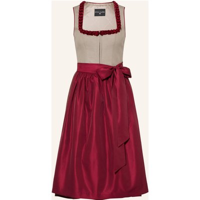 Kinga Mathe Dirndl Amadora Mit Leinen beige