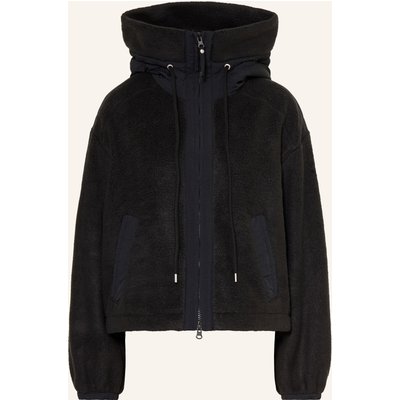 Parajumpers Teddyfell-Jacke Kisha Im Materialmix schwarz