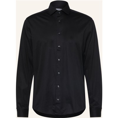 Seidensticker Jerseyhemd Regular Fit schwarz