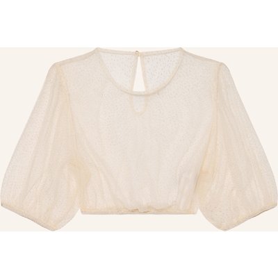 Spieth & Wensky Dirndlbluse Karibik Aus Mesh weiss